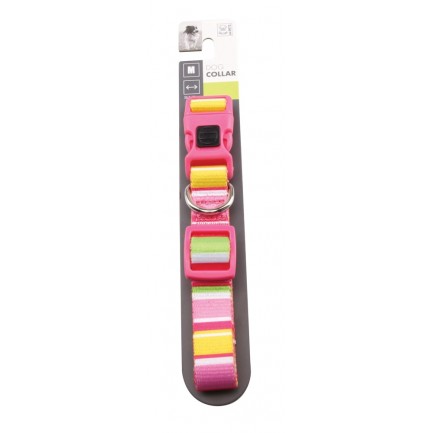 Obroża dla psa M-Pets Stripes Pink