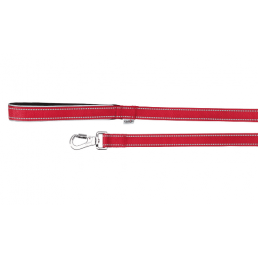 Camon Neoprene Handle Leash for Dogs Red