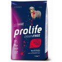 Prolife Sensitive GRAIN FREE Medium Large avec bœuf et pommes de terre pour chiens