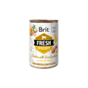Brit Fresh Huhn mit Süßkartoffeln Nassfutter für Hunde
