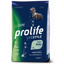 Prolife Light Mini Merluzzo e Riso per Cani