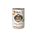 Brit Fresh Turkey mit Erbsen Nassfutter für Hunde