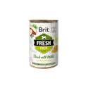 Brit Fresh Duck mit Hirse Nassfutter für Hunde