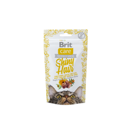 Brit Care Shiny Hair Snack for Cats