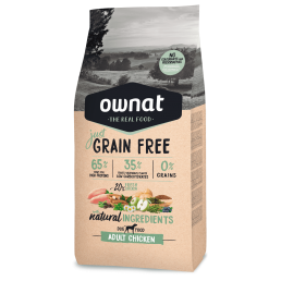 Ownat Just Grain Free Adult con pollo para...