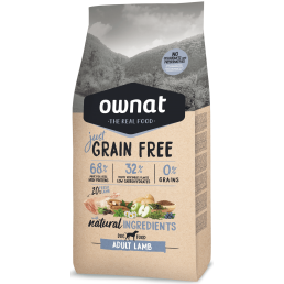 Ownat Just Grain Free Adult con Agnello...