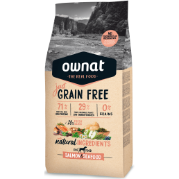 Ownat Just Grain Free Adult con salmón...