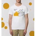 T-shirt "Va a ciapà i ratt" Regular 100% coton pour homme