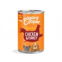 Edgard Cooper Comida húmeda de pollo y pavo para perros adultos