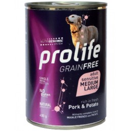 Prolife Sensitive GRAIN FREE con cerdo y...