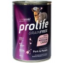 Prolife Sensitive GRAIN FREE mit Schweinefleisch und Kartoffeln Nass für Hunde