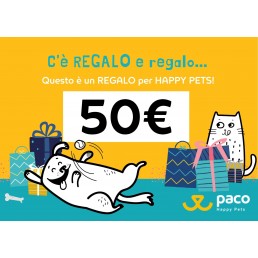 Carte cadeau de 50€ pour Paco's