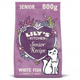 Lily's Kitchen Senior Pesce Bianco e Tacchino per Gatti