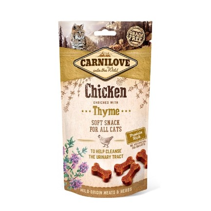 Carnilove Snack Semiumido con Pollo e Timo per Gatti Carnilove Snack Semiumido con Pollo e Timo per Gatti