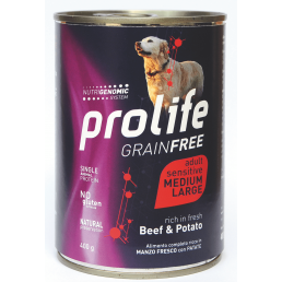 Prolife Sensitive GRAIN FREE with Beef and...