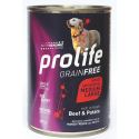 Prolife Sensitive GRAIN FREE con carne de vacuno y patatas para perros