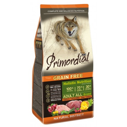 Primordial Grain Free Adult Deer & Turkey dla psów