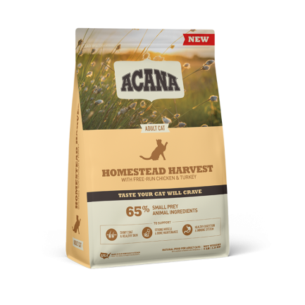 Acana Adult Cat Homestead Harvest con Pollo y Pavo Para Gatos Adultos