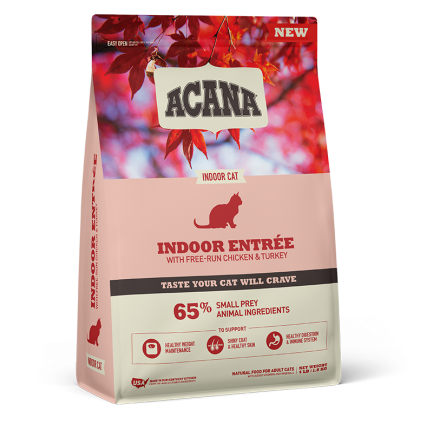 Acana Adult Cat Indoor Entrée Chicken and Turkey For Adult Cats