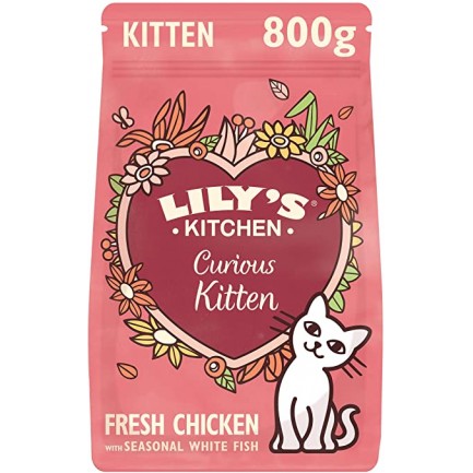Lily's Kitchen Kitten Huhn und weißer Fisch für Kätzchen