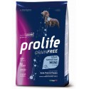 Prolife Adult Sensitive Mini Grain Free Sole and Potatoes pour petits chiens