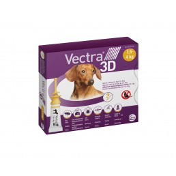 Vectra 3D Spot-On Antiparasitaire pour chiens