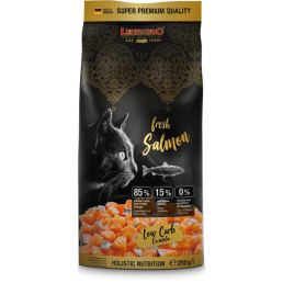 Leonardo Fresh Salmone e Pollo Cibo Secco per Gatti