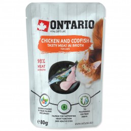 Ontario Cat Tasty Meat In Broth for Cats