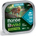 Monge BWild Terrines getreidefreies Nassfutter für Katzen