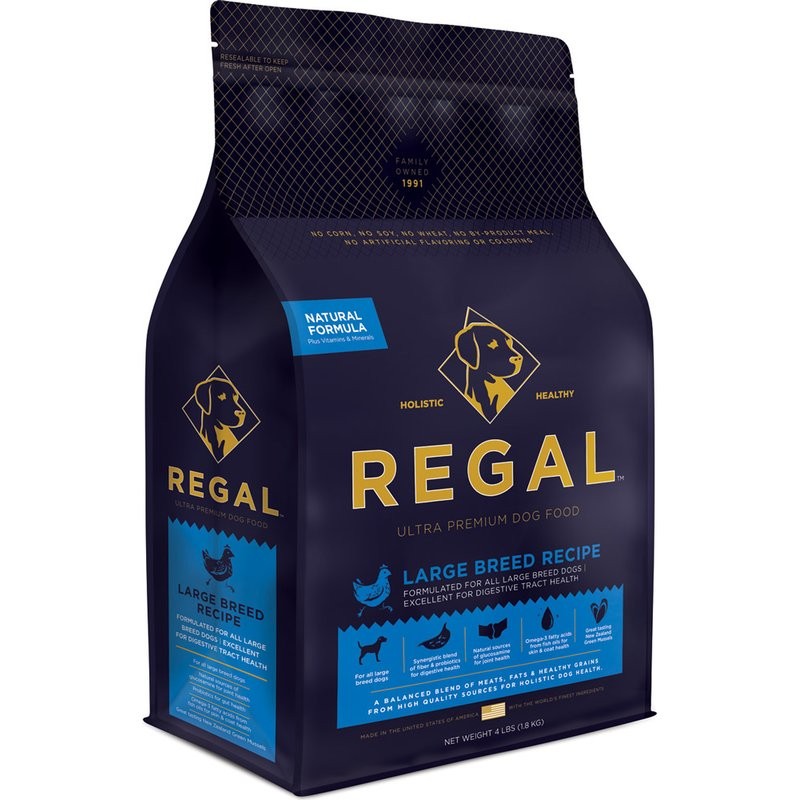 Regal pet food puppy large shop breed turkey
