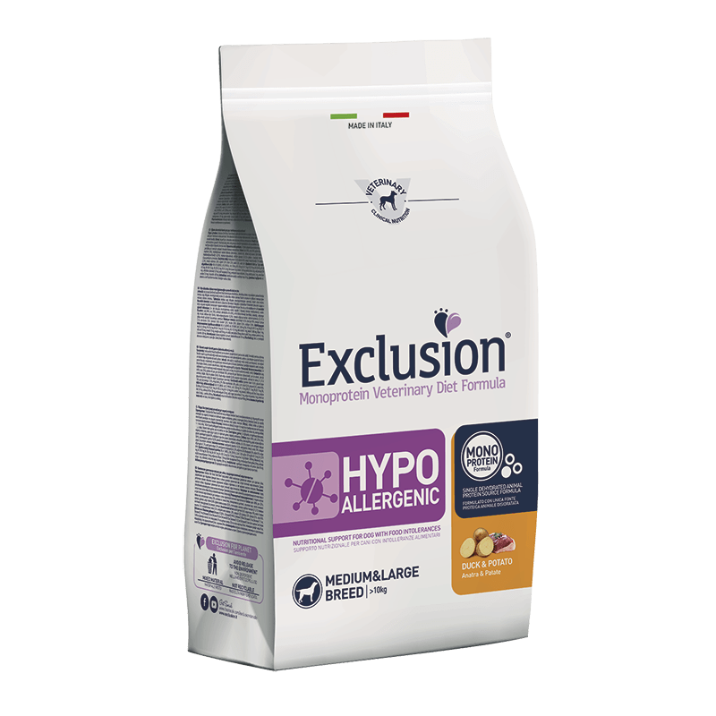 Exclusion Diet - Exclusion Diet Hypoallergenic Anatra E Patate Per Cani
