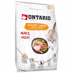 Ontario Cat Short Hair Anatra e Pollo per...