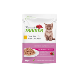 Natural Trainer Kitten e Young Cibo Umido...