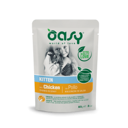 Oasy Kitten Chunks in Sauce pour chatons