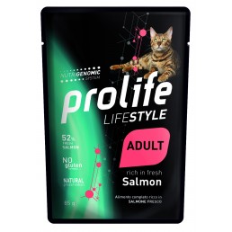 Prolife Adult mit Lachs Nassfutter für Katzen