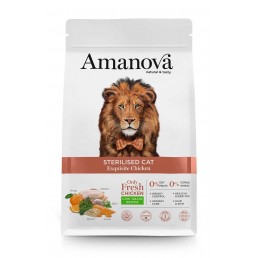 Amanova Sterilised Exquisite Cat al Pollo...