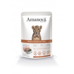 Amanova Kitten Chicken and Fish Wet Food...