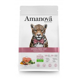 Amanova Sterilised Cat al Salmone per Gatti