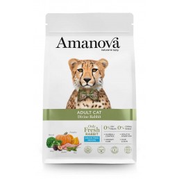 Amanova Adult Cat al Coniglio per Gatti