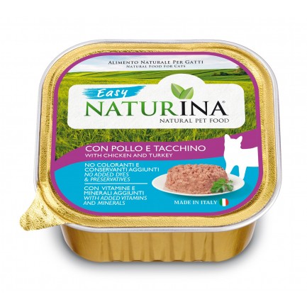 Naturina Easy Adult Cat Food Pots pour chats