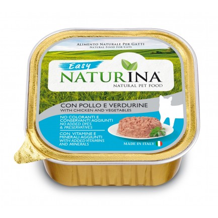 Naturina Easy Adult Cat Wet Food Pots for Cats
