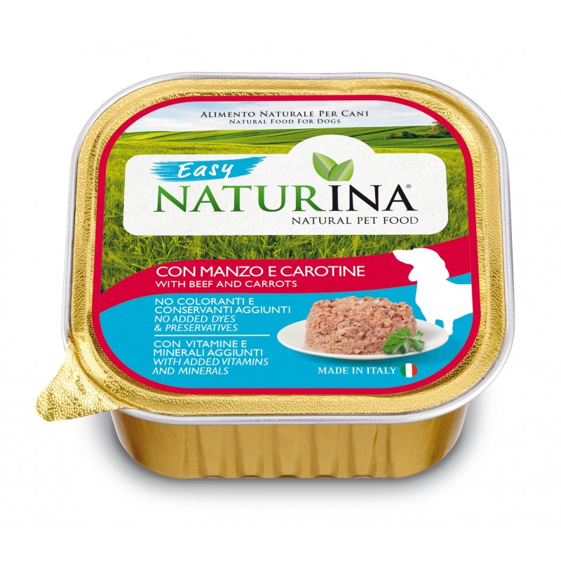 Naturina - Naturina Easy Adult Dog Vaschette Cibo Umido Per Cani