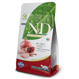 Farmina N&D Grain-Free Adult Cat con Pollo e Melograno per Gatti