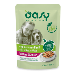 Oasy Straccetti en Salsa pour chiens âgés