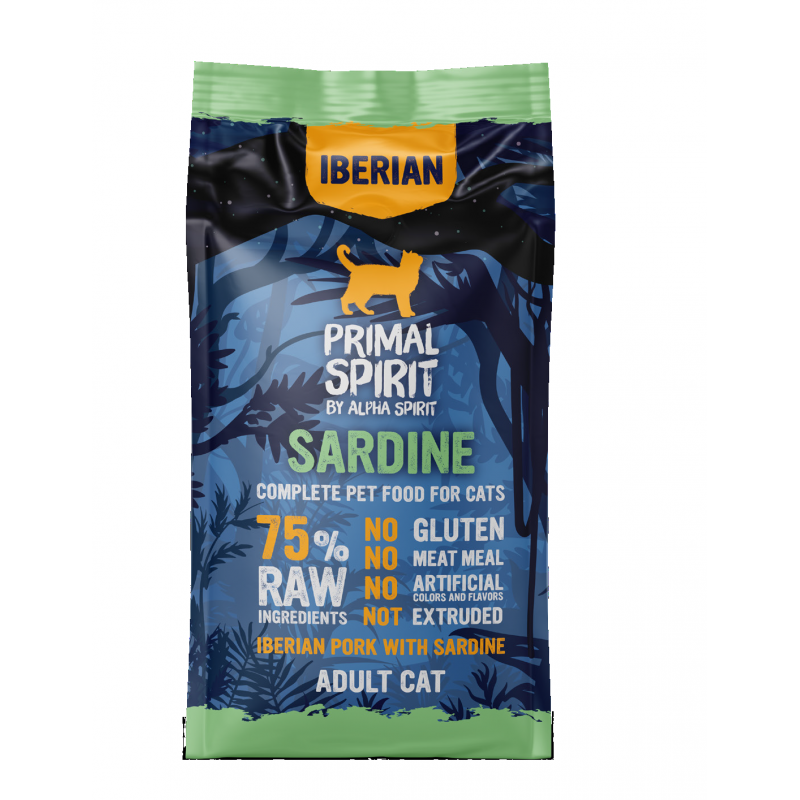 Primal Spirit Iberian Sardine Cold Pressed for Cats Paco