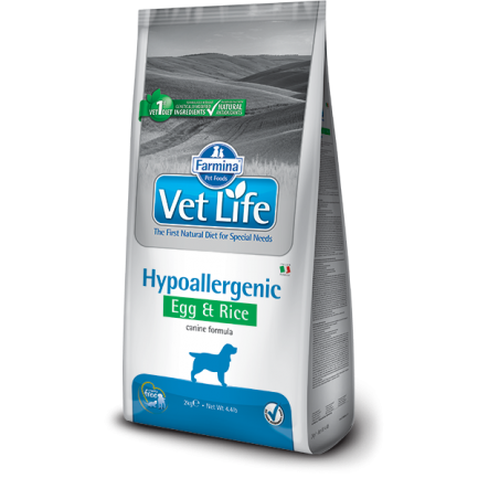 Farmina Vet Life Hypoallergenic Uova e Riso per Cani Farmina Vet Life Hypoallergenic Uova e Riso per Cani