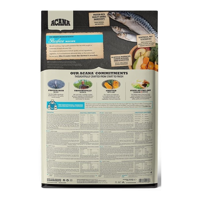Acana Pacifica grain-free kibble with herring and mackerel | Paco