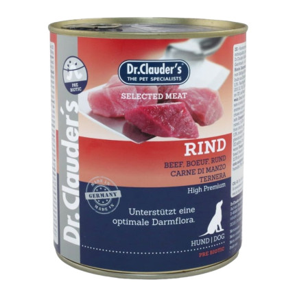 Dr.Clauders Selected Meat Adult Nassfutter für Hunde