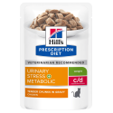 Hill's Prescription Diet c/d Urinary Stress + Metabolic nourriture humide pour chats