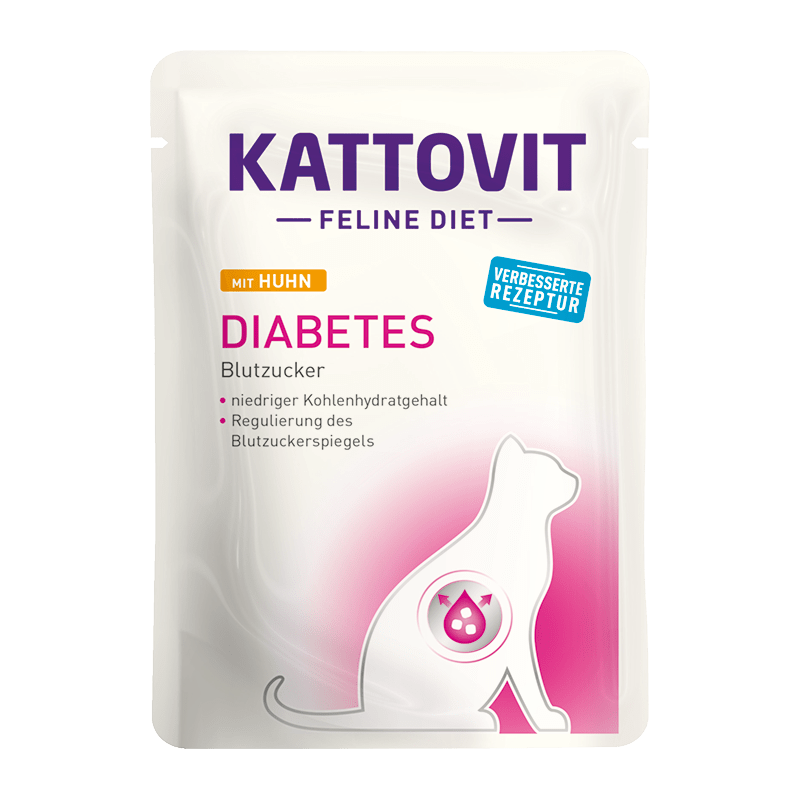 Kattovit Diabetes-Futter fr Katzen mit Diabetes mellitus oder  Fettleibigkeit | Paco